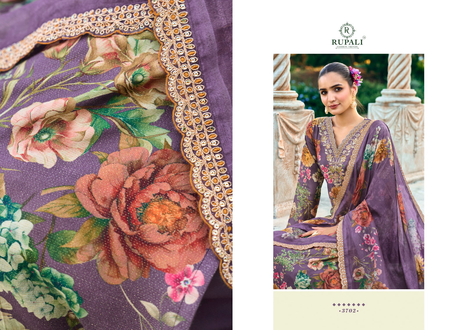 RUPALI FASHION TRENDZ LA ROSE 3701-3704 SERIES SALWAR SUIT 3