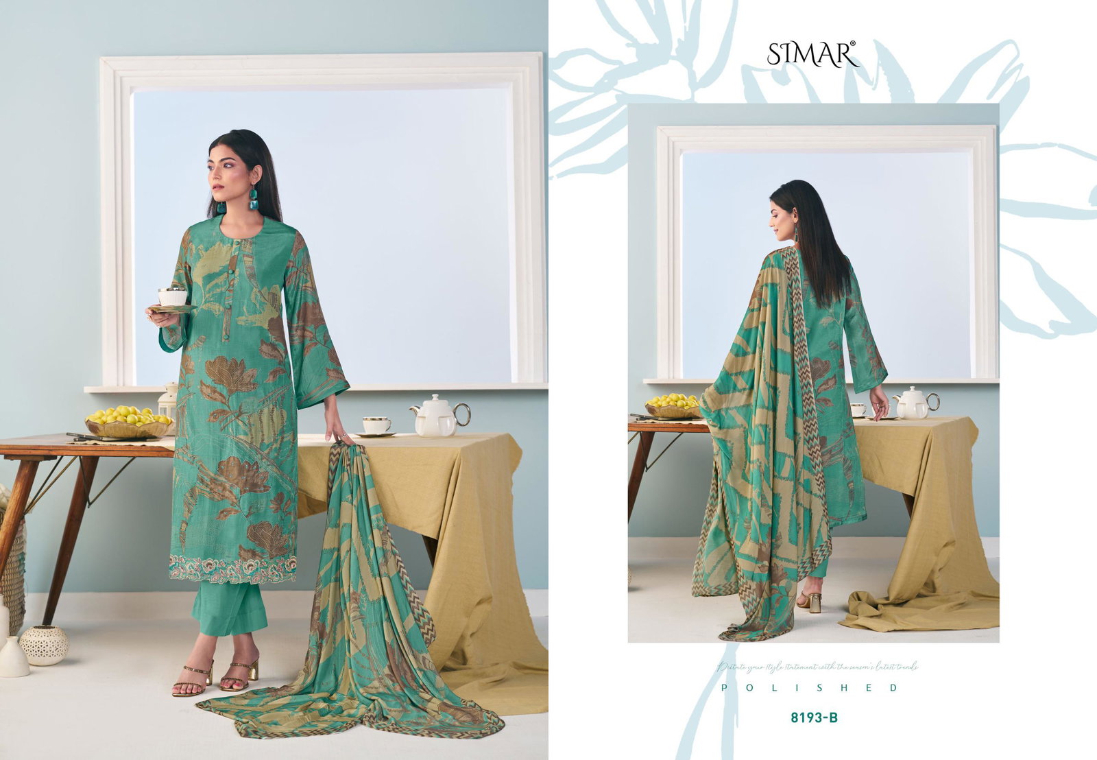 GLOSSY SIMAR TEA-PARTY SERIES 8193A TO 8193D 2