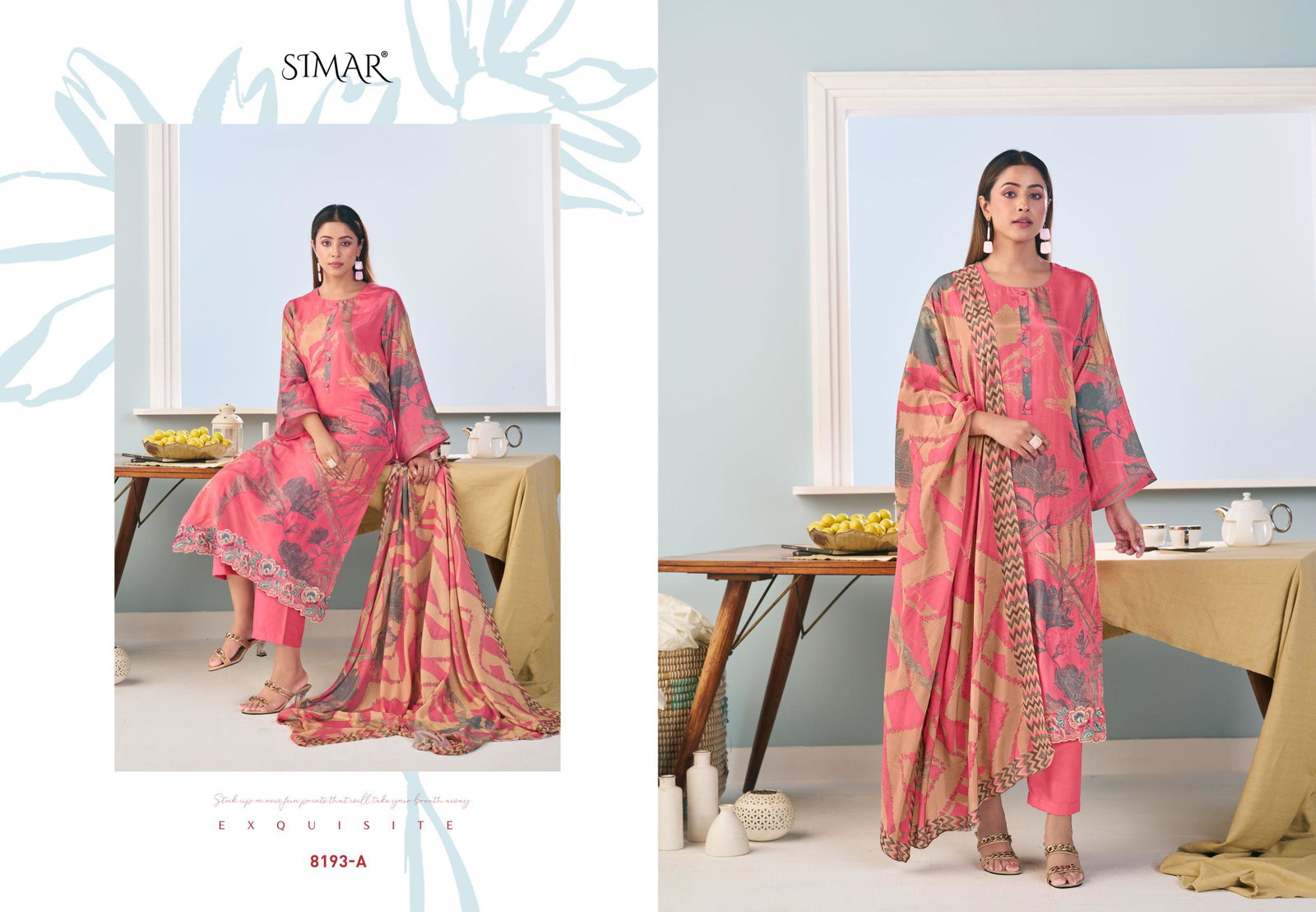 GLOSSY SIMAR TEA-PARTY SERIES 8193A TO 8193D 5