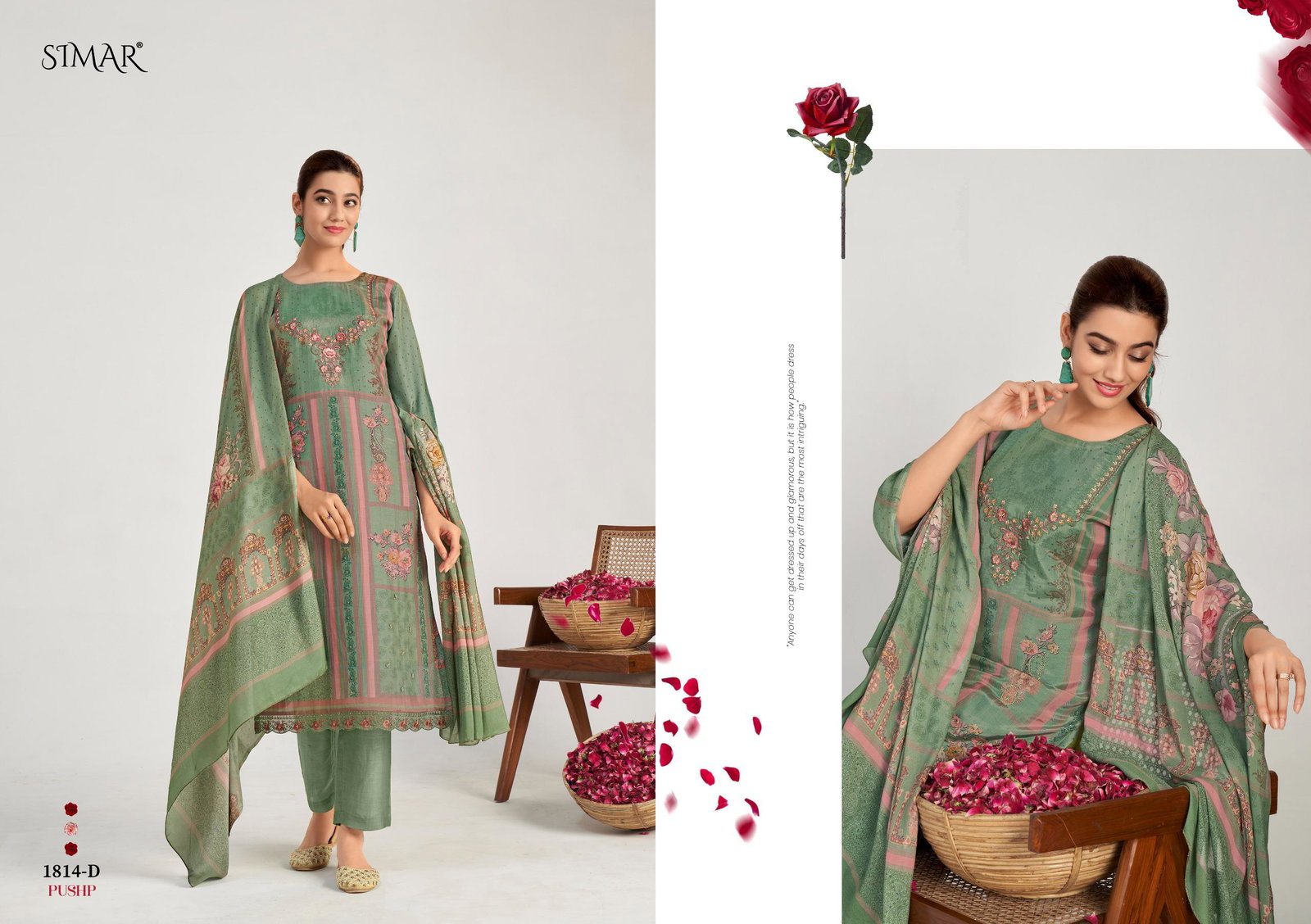 GLOSSY SIMAR PUSHP SERIES 1814A TO 1814D 6