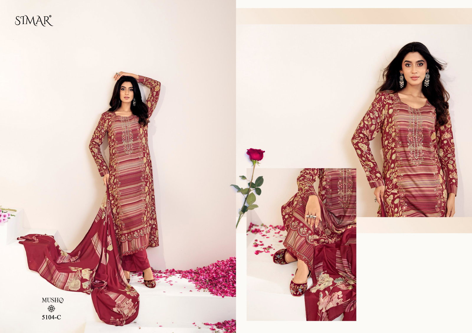 GLOSSY SIMAR MUSHQ SERIES 51040A TO 5104D 9