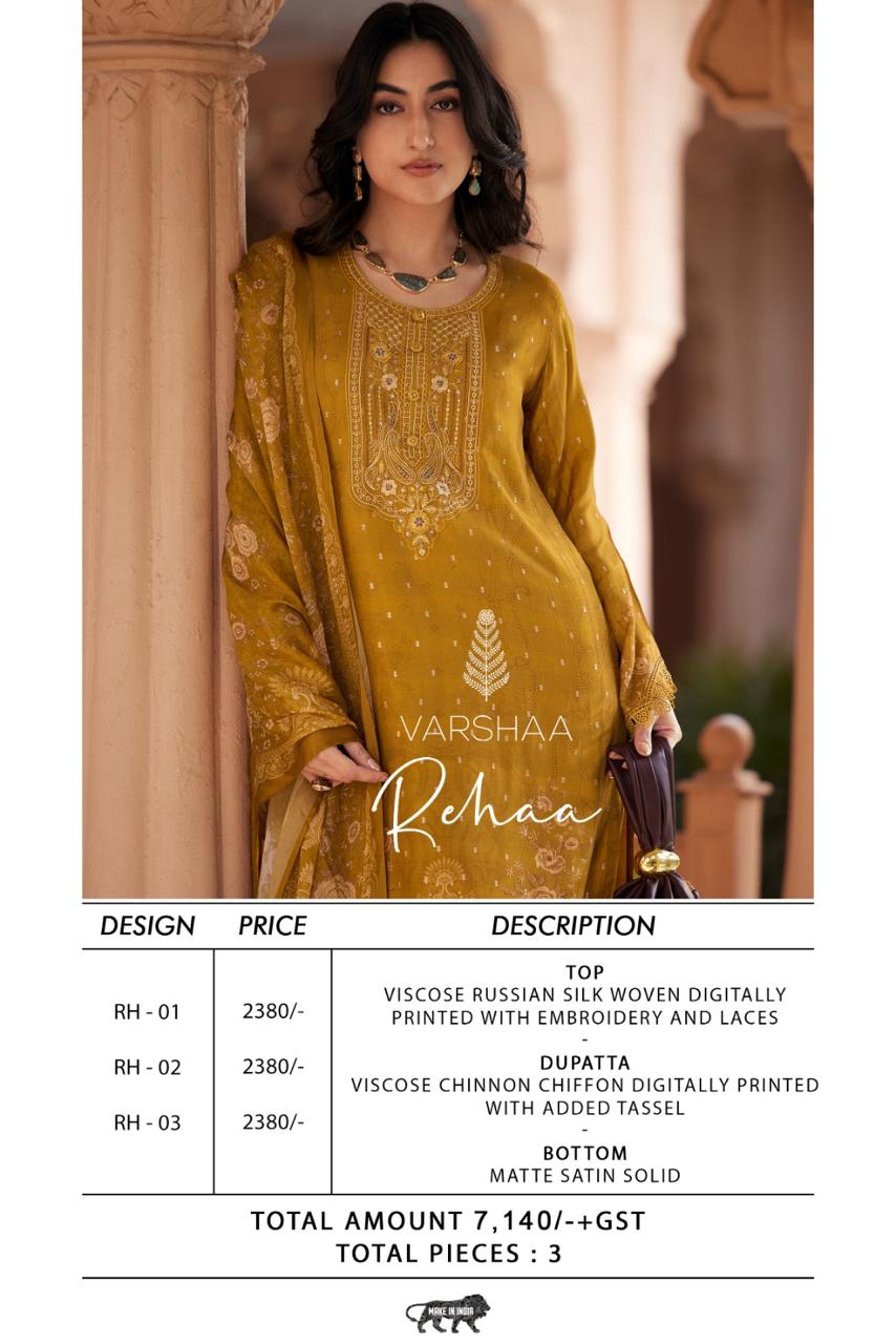VARSHAA RAHAA SERIES RH-01 TO RH-03 1