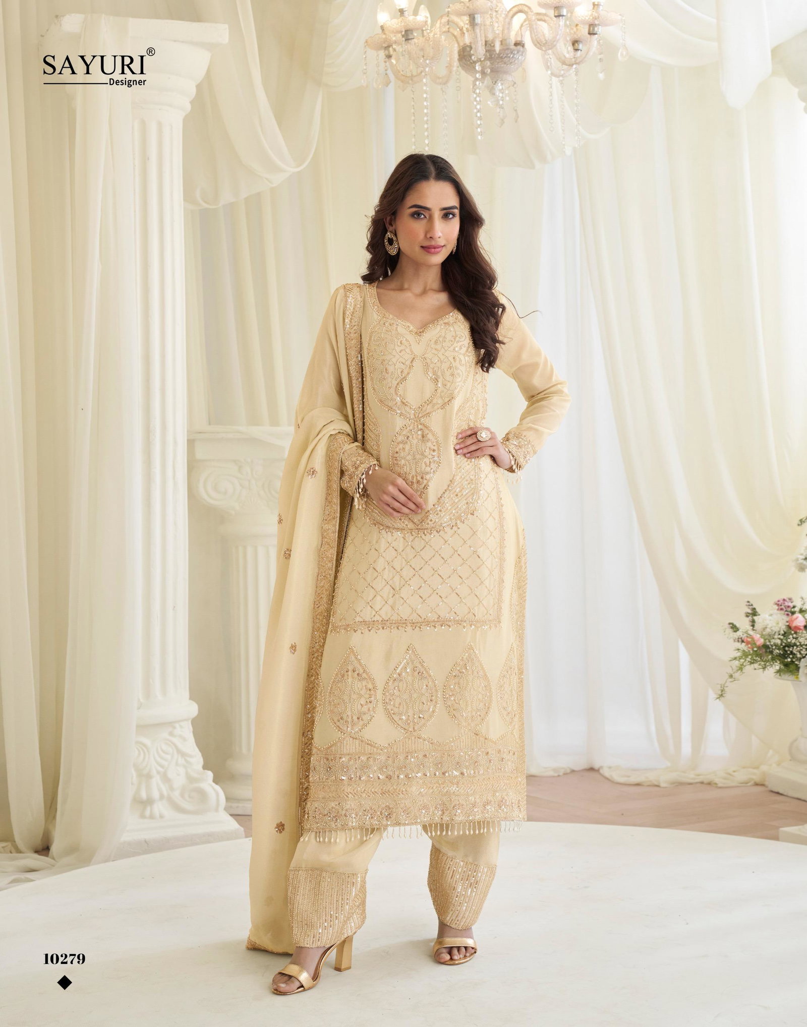 SAYURI DESIGNER PRESENT BANDHAN FREE SIZE STICHED SALWAR SUIT SERIES 10279 TO 10281 1