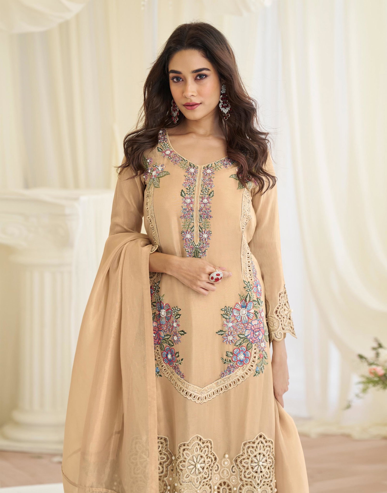 SAYURI DESIGNER PRESENT BANDHAN FREE SIZE STICHED SALWAR SUIT SERIES 10279 TO 10281 10