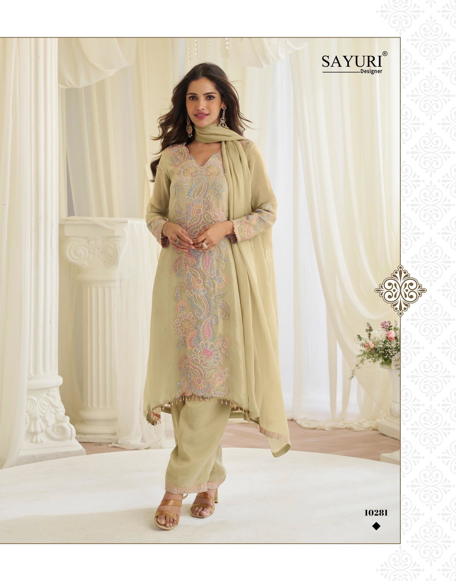 SAYURI DESIGNER PRESENT BANDHAN FREE SIZE STICHED SALWAR SUIT SERIES 10279 TO 10281 3