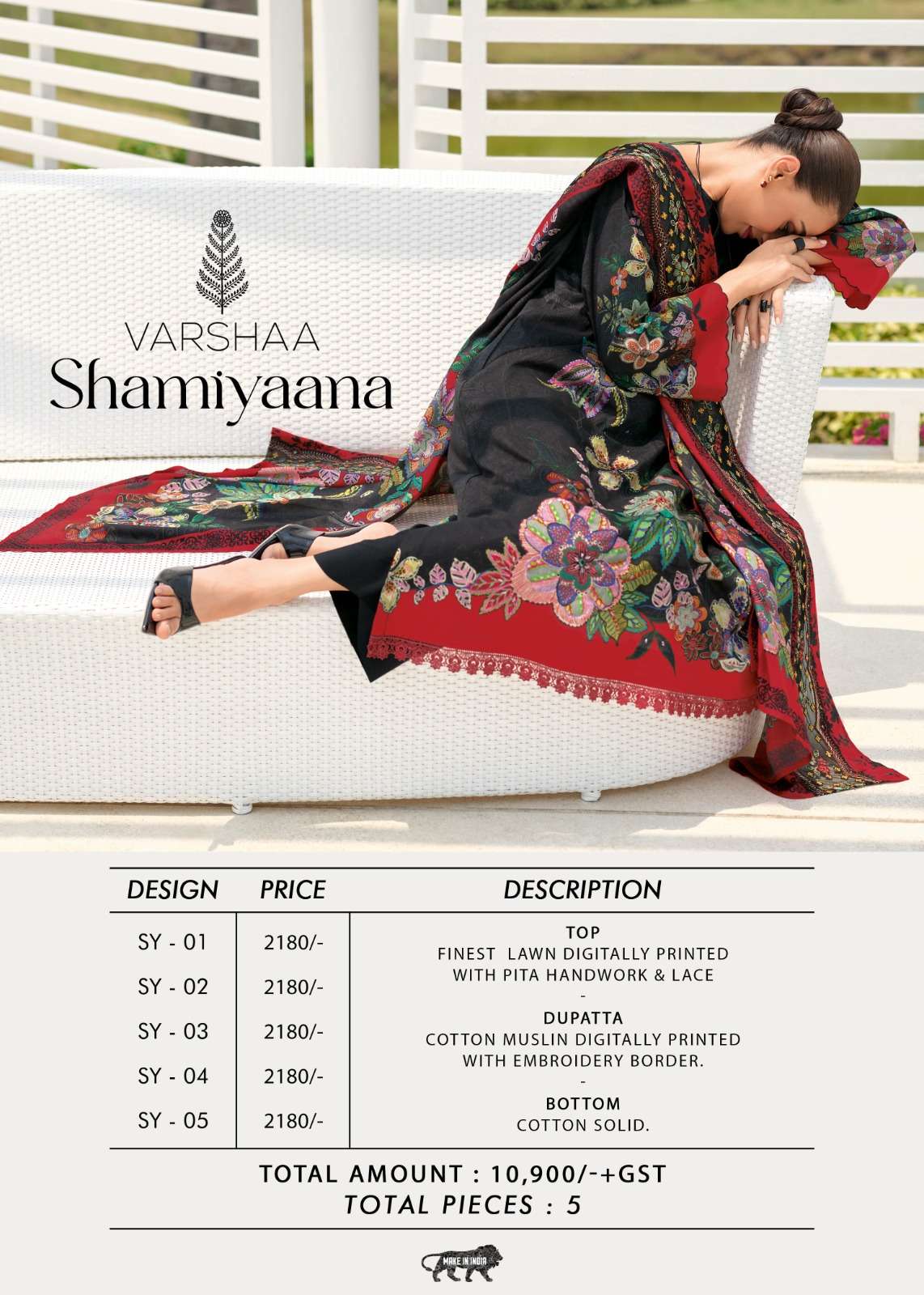 VARSHAA SHAMIYANA SERIES SY 01 TO SY 05 5