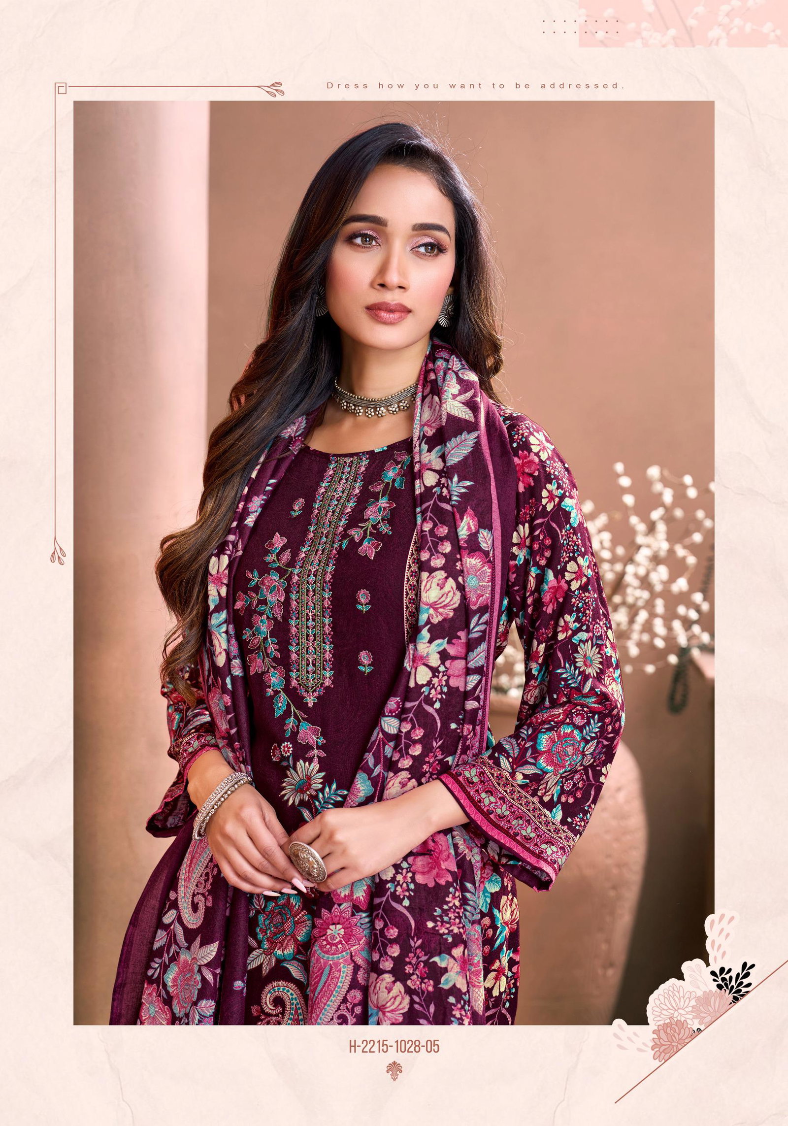 HARSHIT FASHION BY ALOK SUIT RIAZ SERIES -H-2215-01 TO 2215-06 15