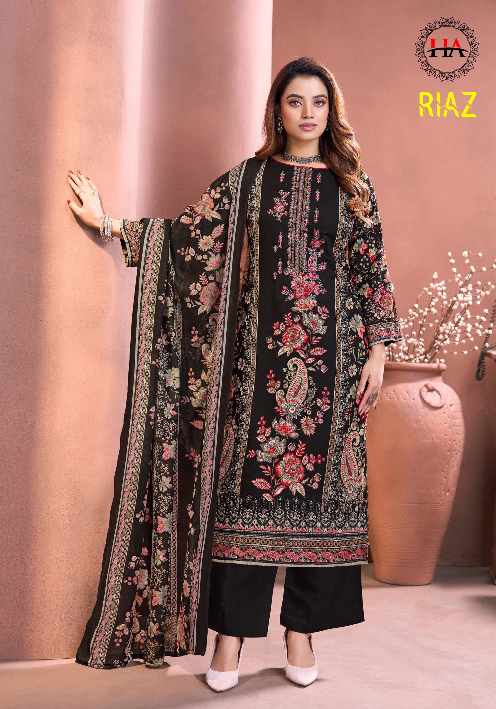 HARSHIT FASHION BY ALOK SUIT RIAZ SERIES -H-2215-01 TO 2215-06 6