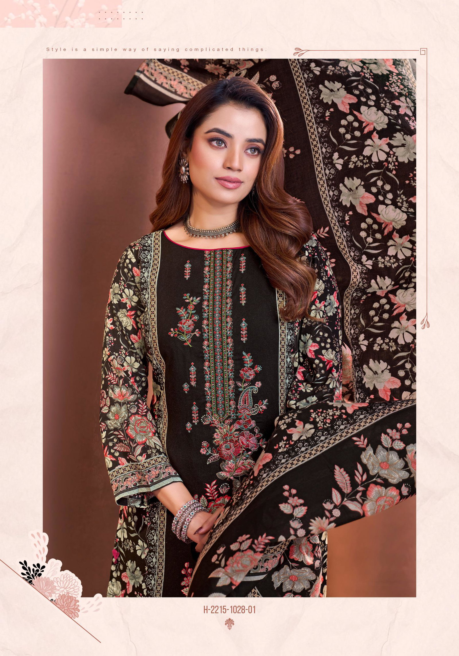 HARSHIT FASHION BY ALOK SUIT RIAZ SERIES -H-2215-01 TO 2215-06 7