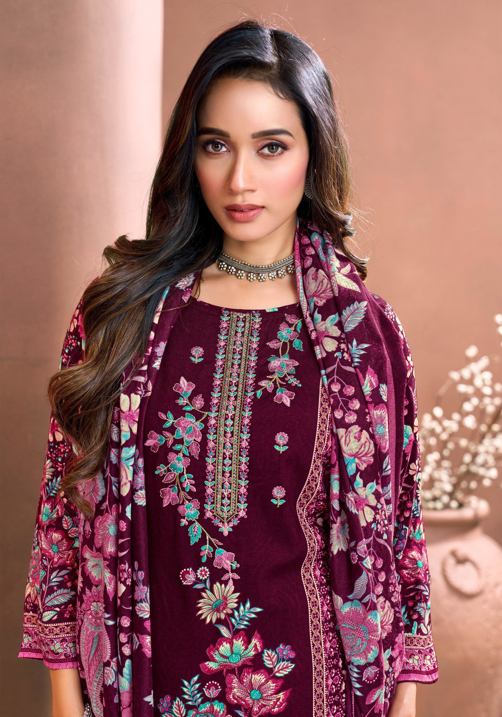 HARSHIT FASHION BY ALOK SUIT RIAZ SERIES -H-2215-01 TO 2215-06 8