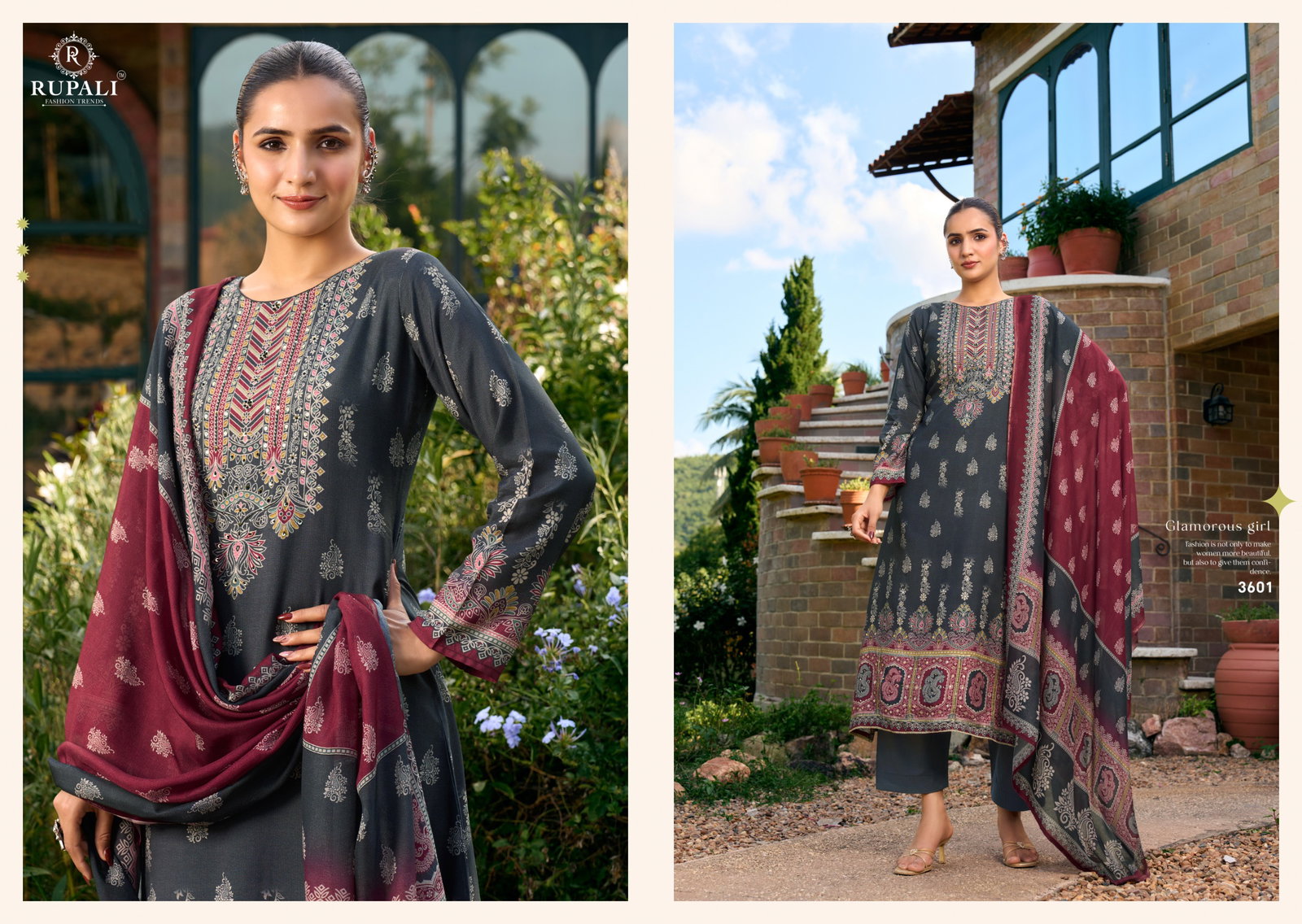 RUPALI FASHION TRENDZ  AELORA 3601-3604 SERIES SALWAR SUIT 2