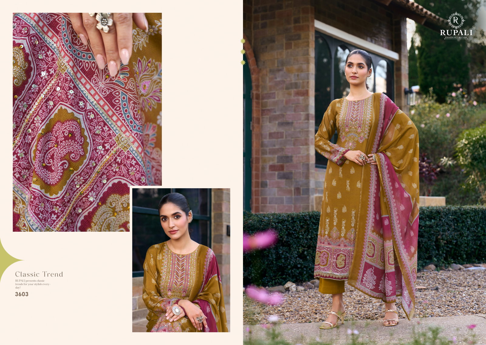 RUPALI FASHION TRENDZ  AELORA 3601-3604 SERIES SALWAR SUIT 9