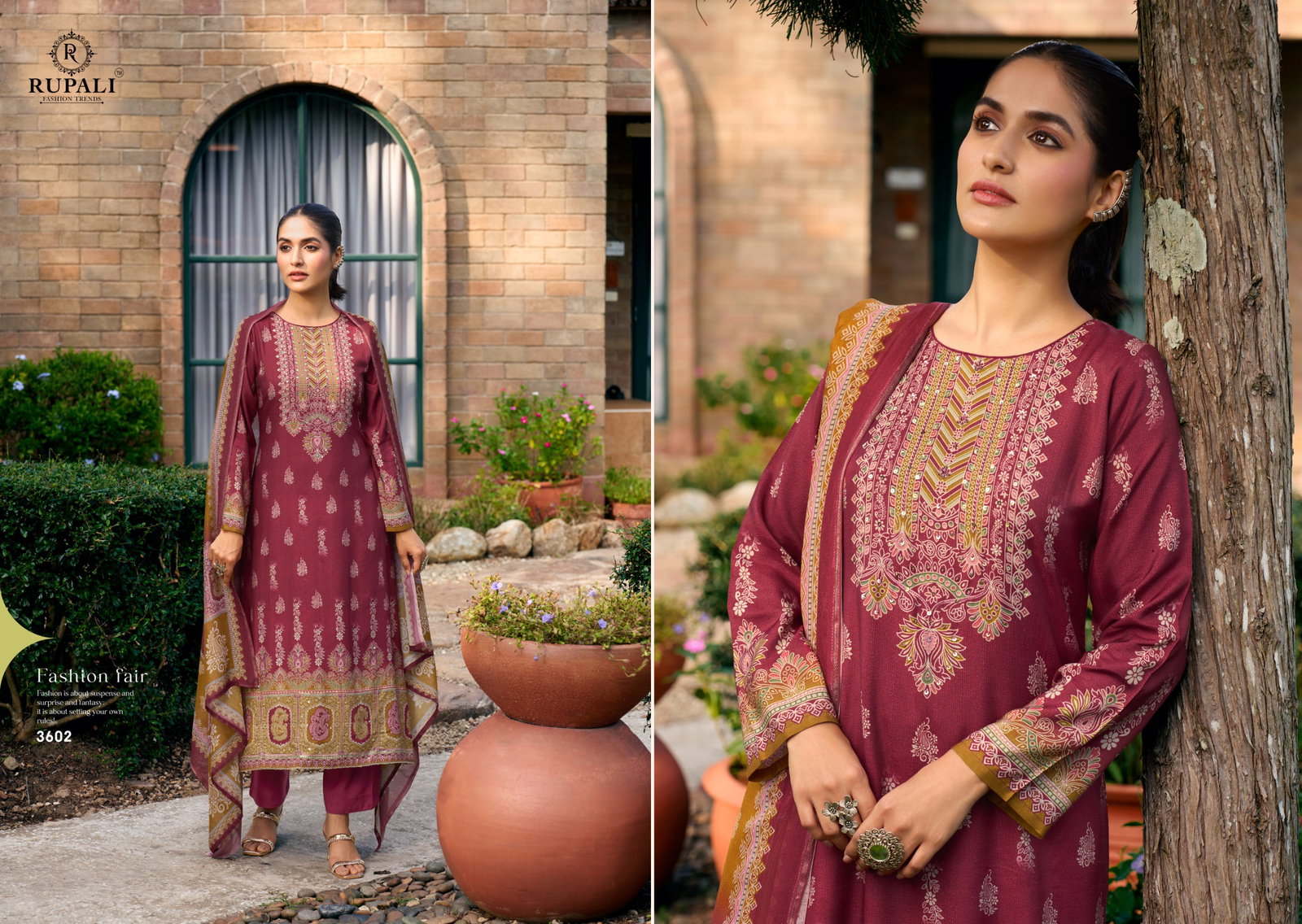 RUPALI FASHION TRENDZ  AELORA 3601-3604 SERIES SALWAR SUIT 4
