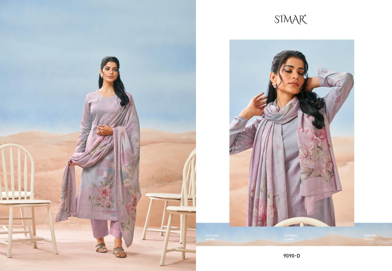 GLOSSY SIMAR PURVAI  SERIES 9090A TO 9090D 2
