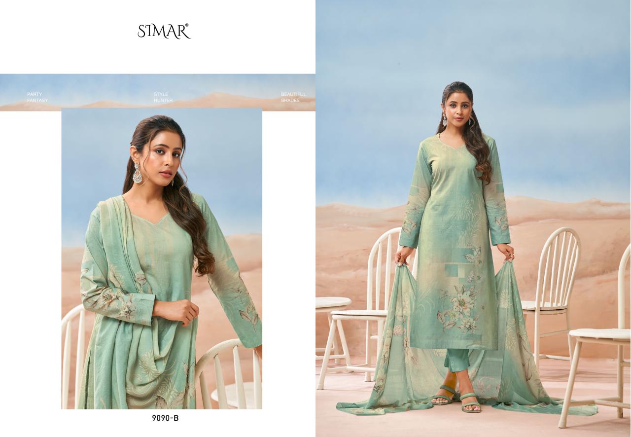 GLOSSY SIMAR PURVAI  SERIES 9090A TO 9090D 1