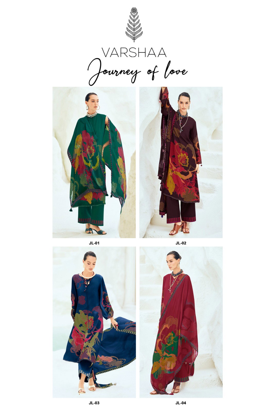 VARSHAA JOURNEY OF LOVE SERIES JL01 TO JL 04 1