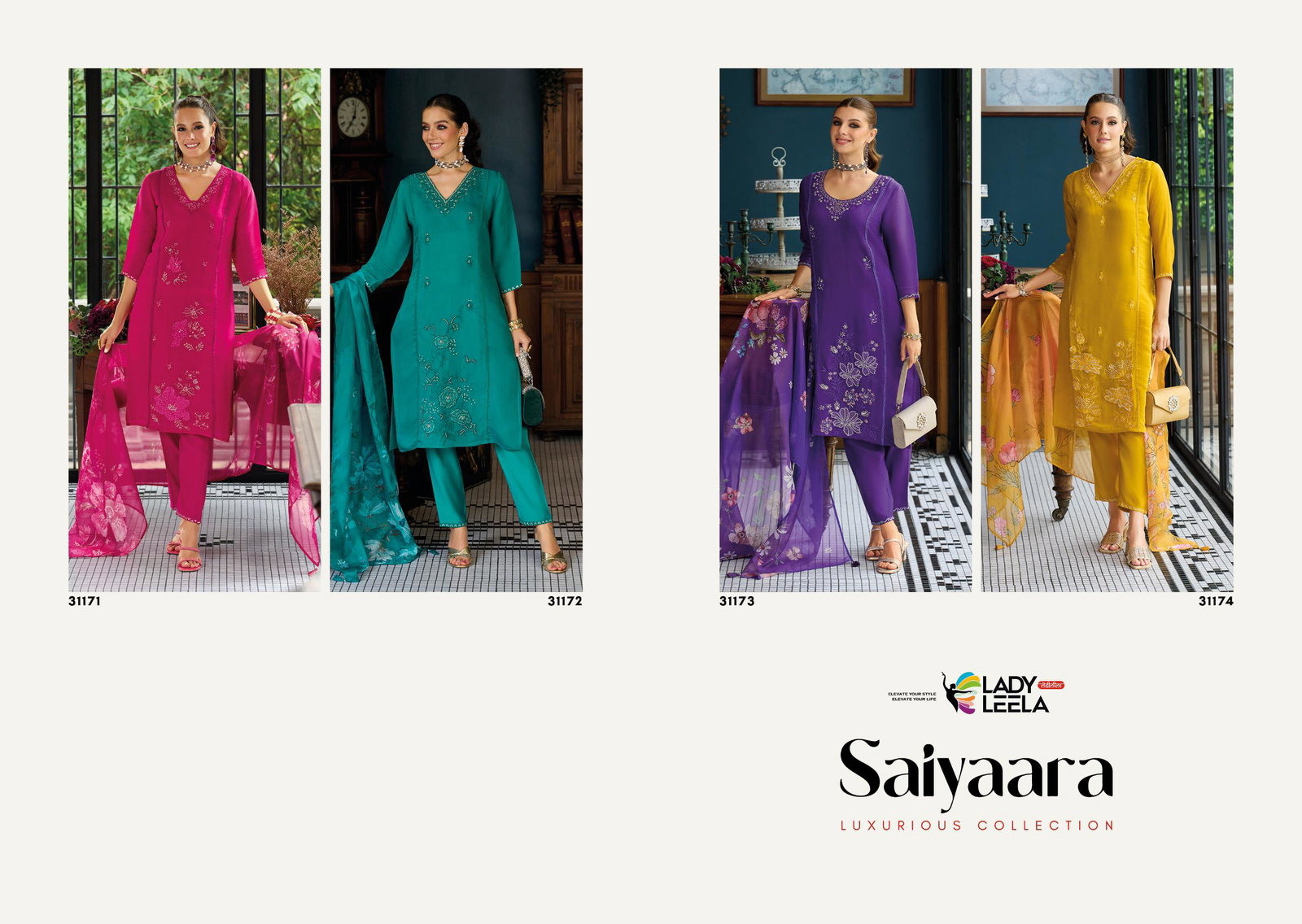LADY LEELA PRESENT SAIYAARA READYMADE 3 PCS CONCEPT SERIES 31171 3