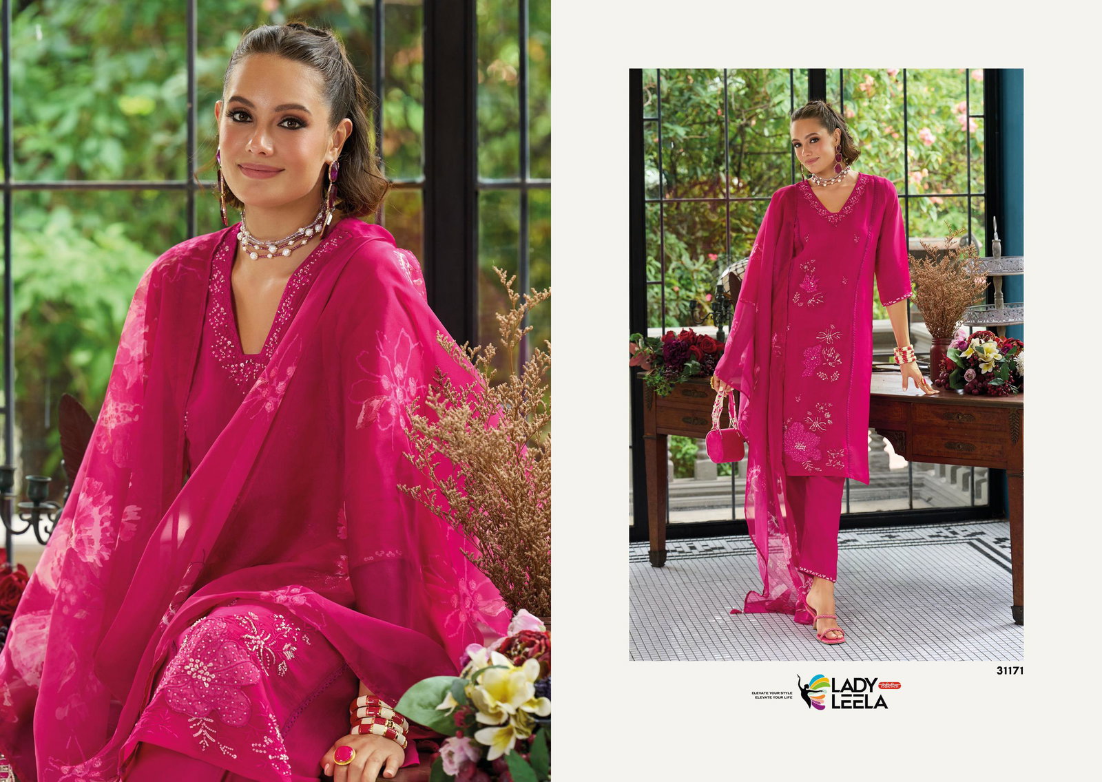 LADY LEELA PRESENT SAIYAARA READYMADE 3 PCS CONCEPT SERIES 31171 12