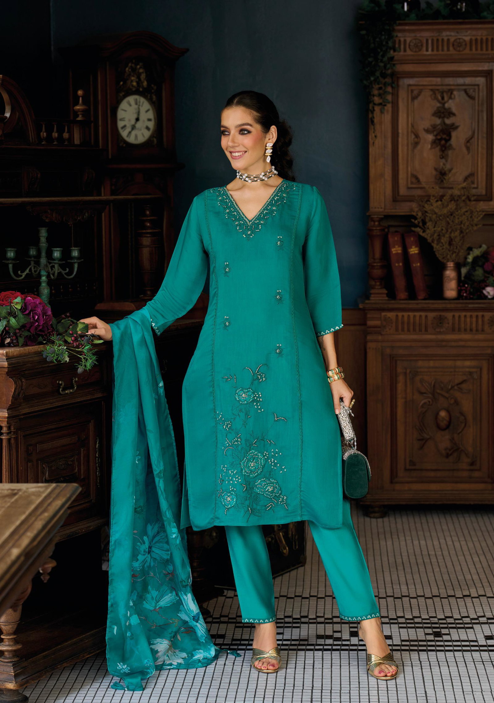 LADY LEELA PRESENT SAIYAARA READYMADE 3 PCS CONCEPT SERIES 31171 7
