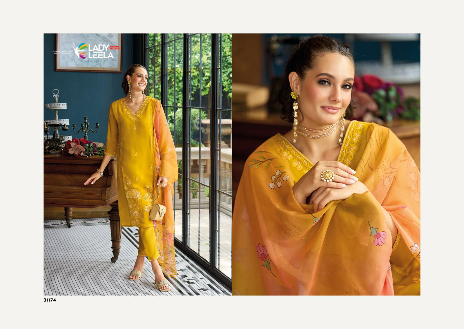 LADY LEELA PRESENT SAIYAARA READYMADE 3 PCS CONCEPT SERIES 31171 6