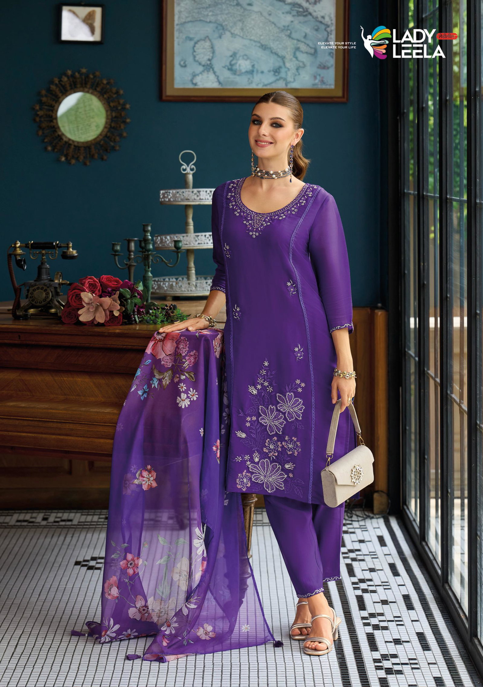 LADY LEELA PRESENT SAIYAARA READYMADE 3 PCS CONCEPT SERIES 31171 13