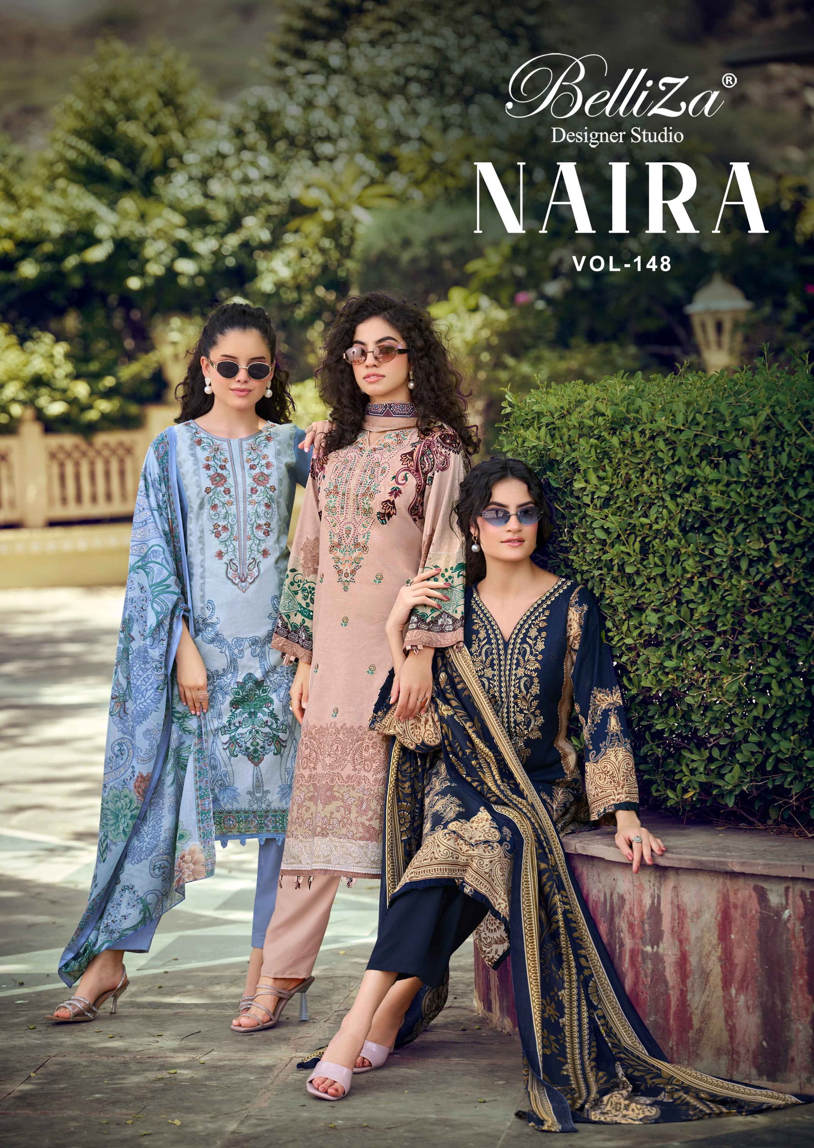 BELLIZA DESIGNER NAIRA VOL 1482 989-1 TO 989-8 14