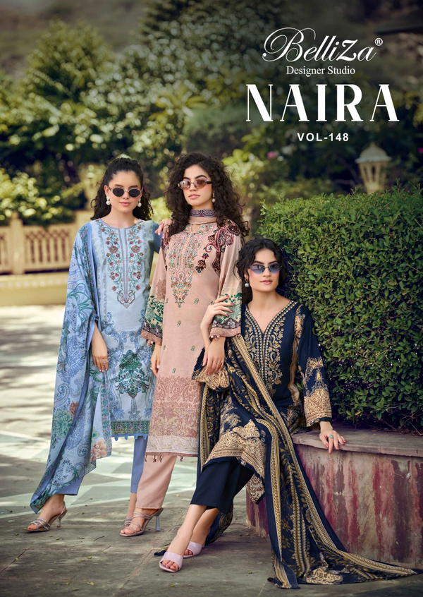BELLIZA DESIGNER NAIRA VOL 1482 989-1 TO 989-8