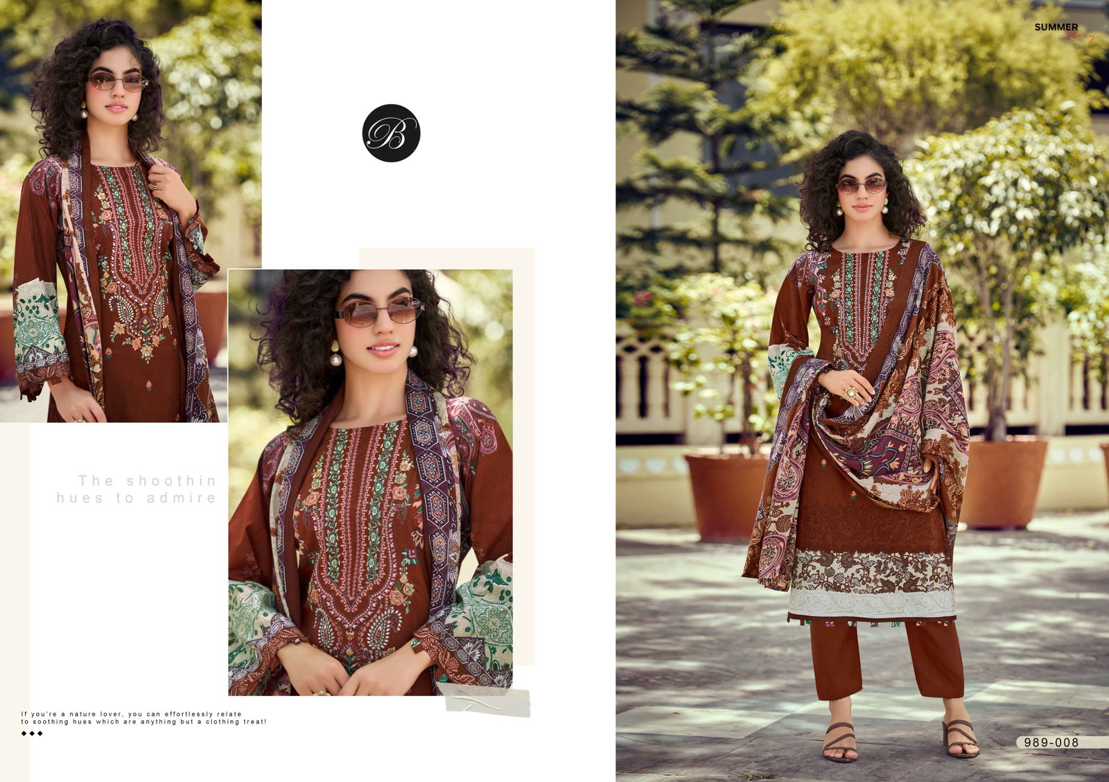 BELLIZA DESIGNER NAIRA VOL 1482 989-1 TO 989-8 8
