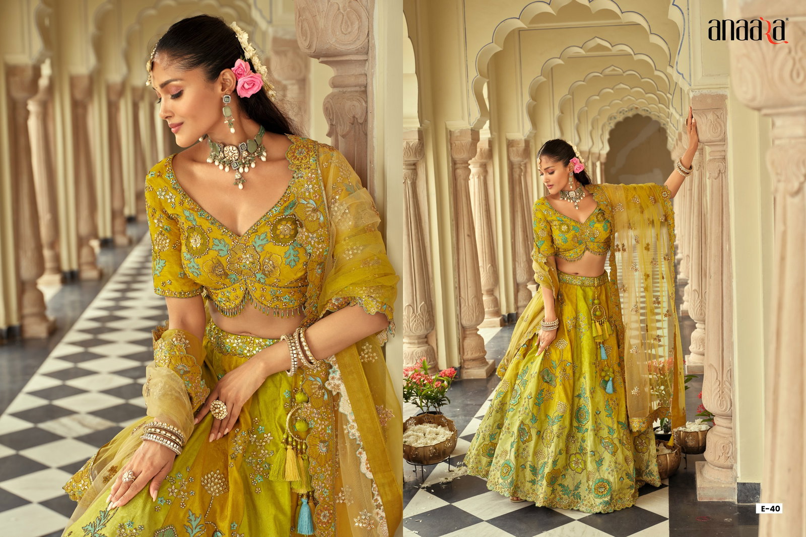 TATHASTU ANAARA(E-31TO E-40) SERIES LEHENGA 3