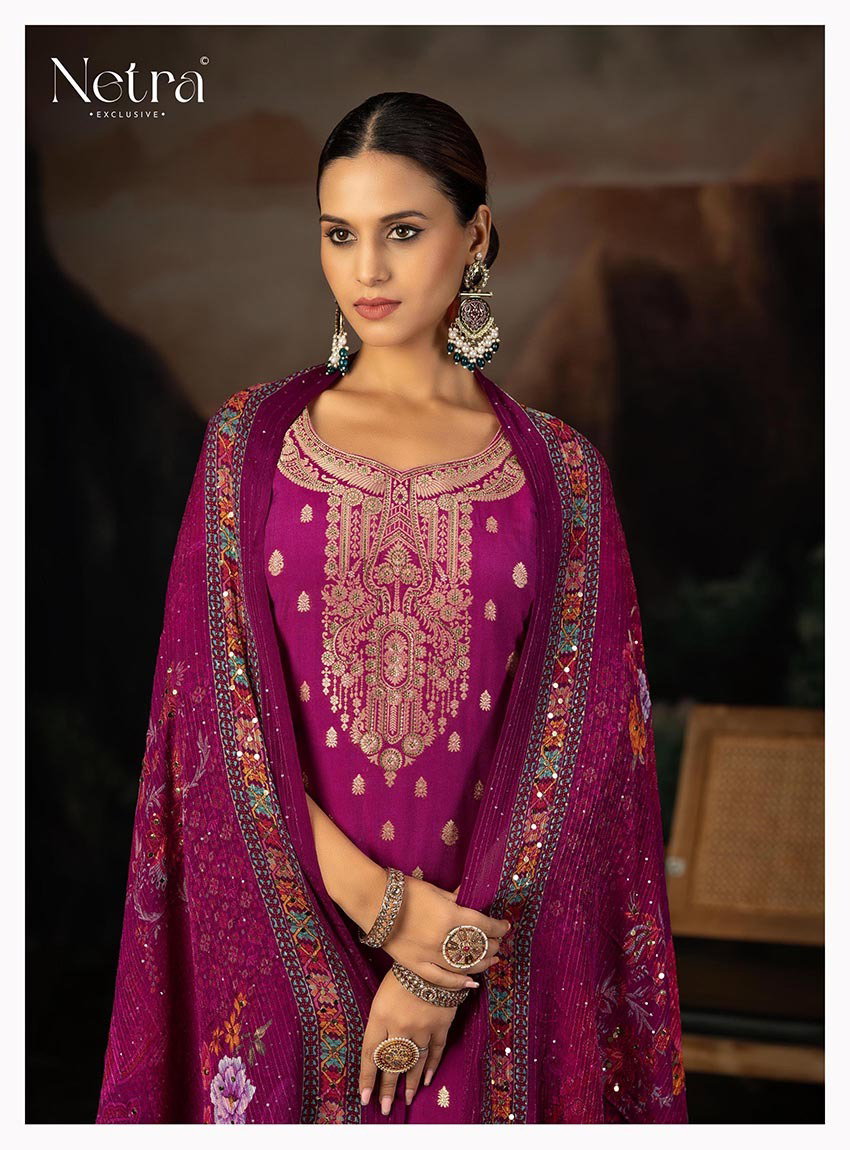 NETRA EXCLUSIVE UNSTITCHED SEJAL SERIES 1155ATO 1155F 2
