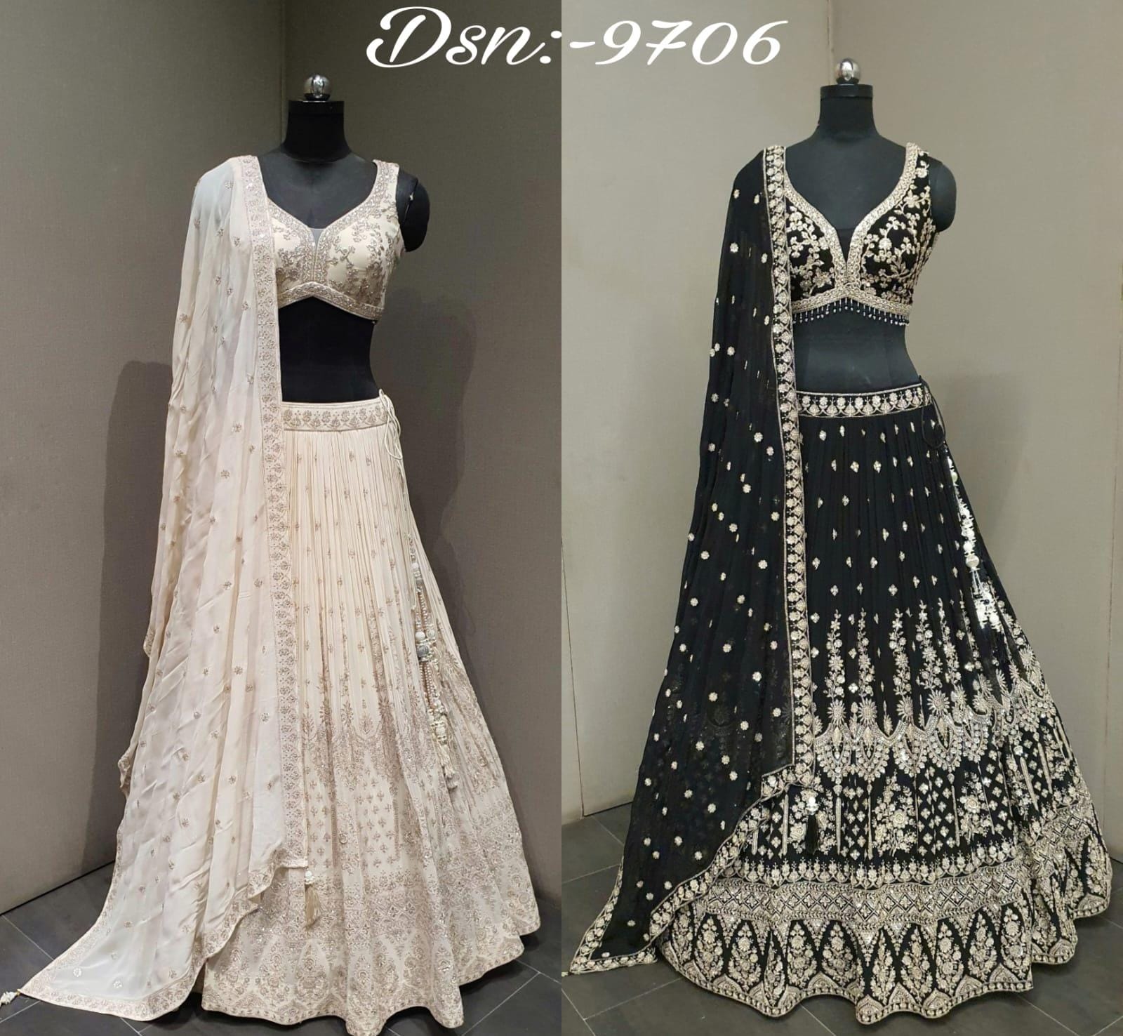 E C CULTURE READYMADE LEHENGA CHOLI SERIES 9707 2