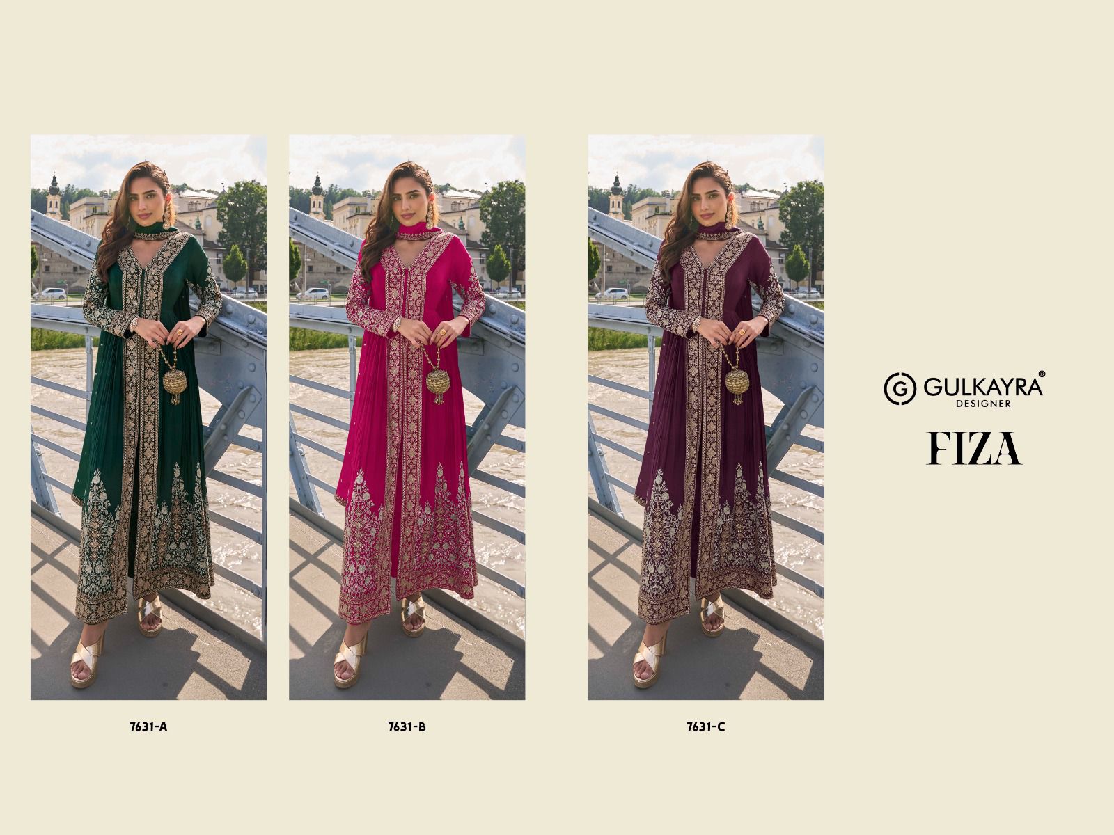 GULKAIRA DESINER PRESENT FIZA  SERIES 7631A-7631 C 6