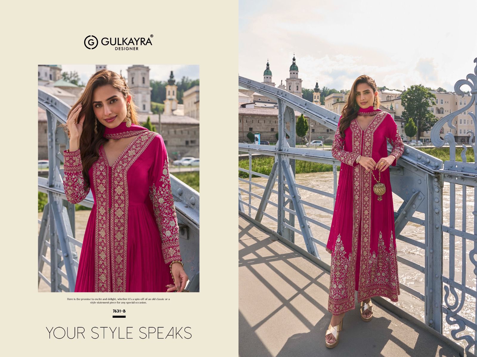 GULKAIRA DESINER PRESENT FIZA  SERIES 7631A-7631 C 7