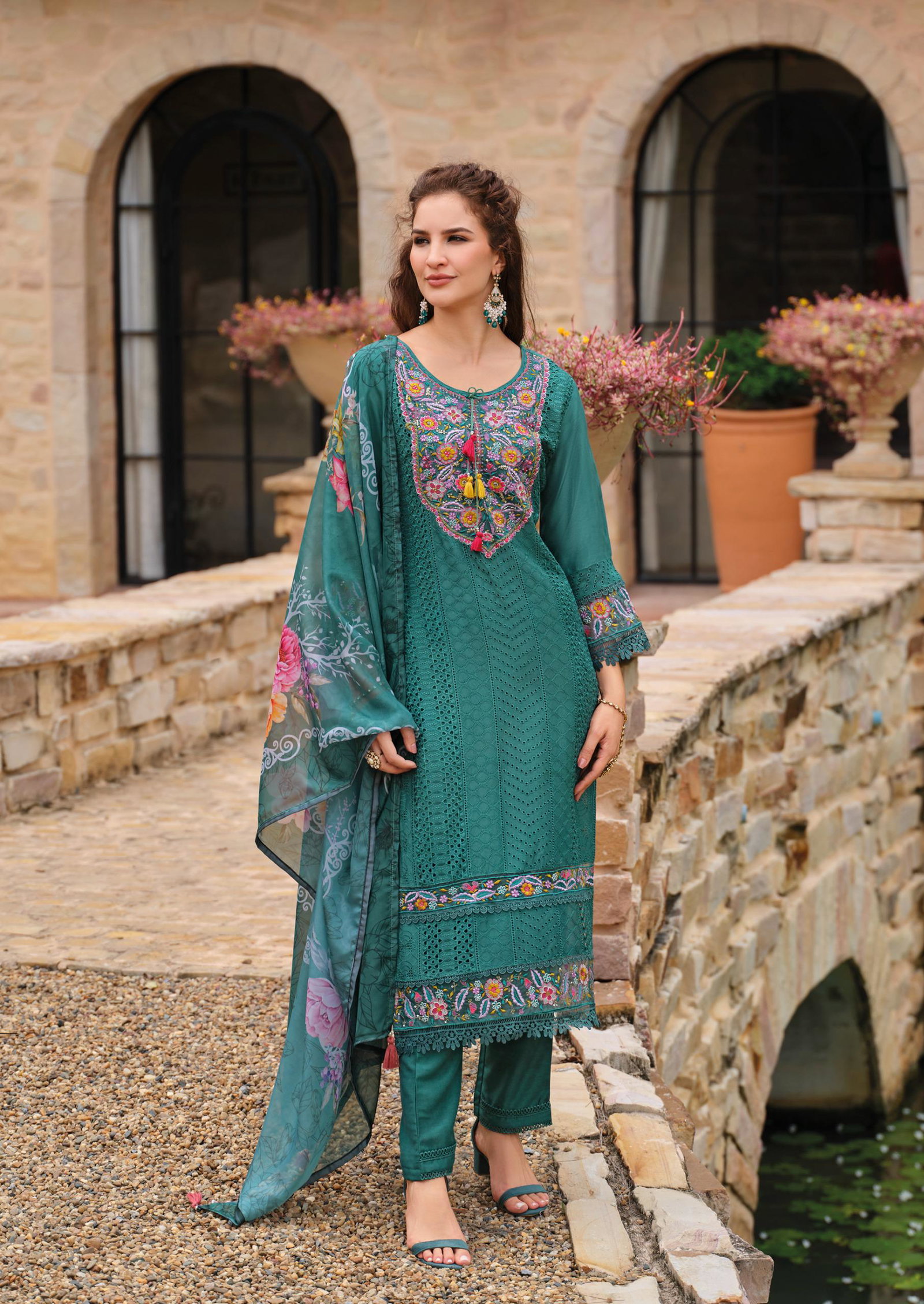 LADY LEELA IZAHAR READYMADE 3 PCS KURTI SERIES 31131-31136 6