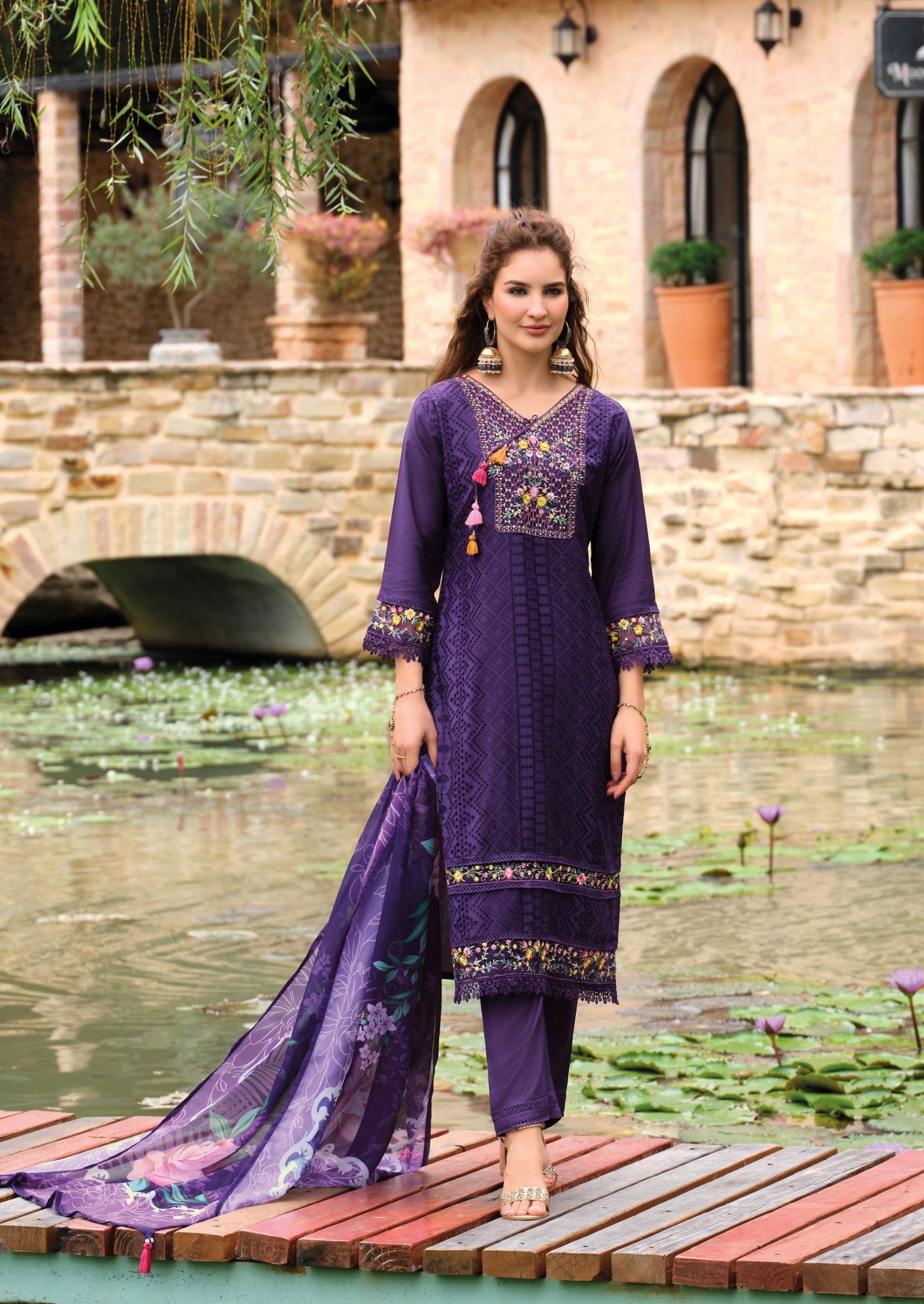 LADY LEELA IZAHAR READYMADE 3 PCS KURTI SERIES 31131-31136 8