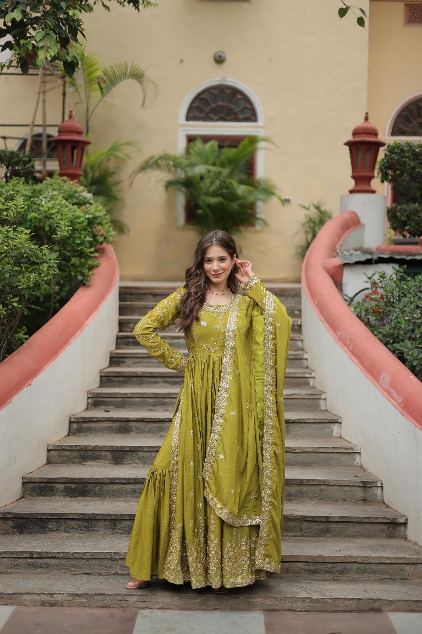 PREMIUM READYMADE TOP SHARA DUPPATA SERIES 9193 16