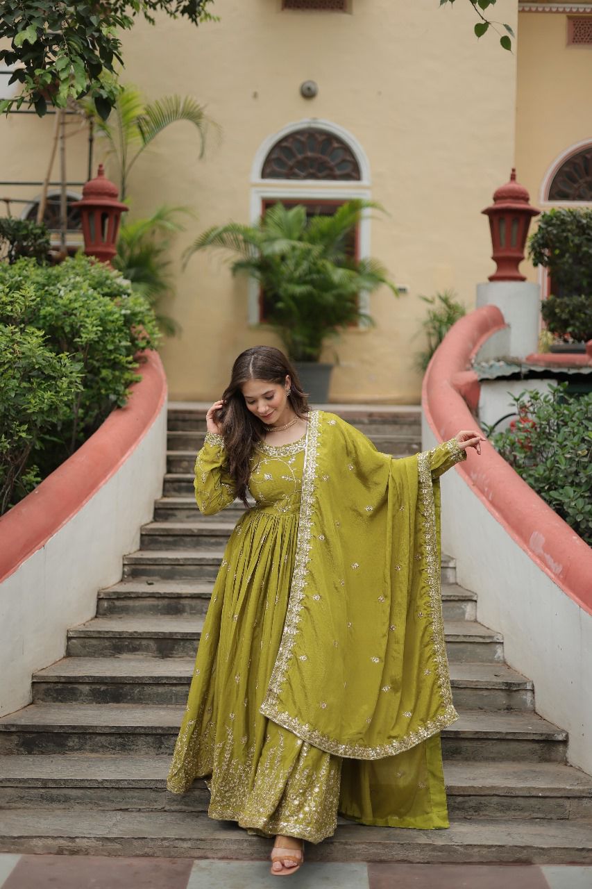 PREMIUM READYMADE TOP SHARA DUPPATA SERIES 9193 13