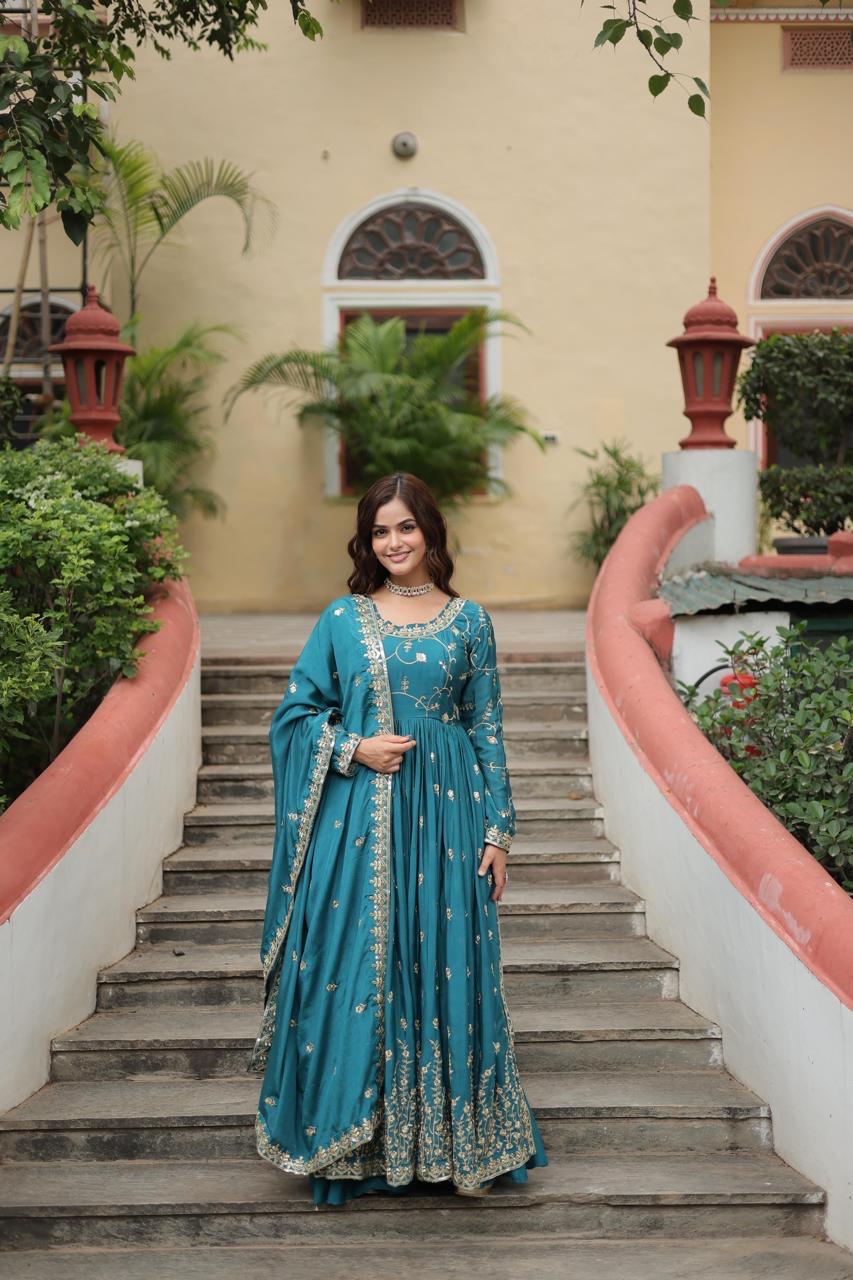 PREMIUM READYMADE TOP SHARA DUPPATA SERIES 9193 6