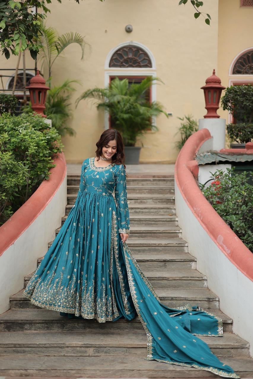 PREMIUM READYMADE TOP SHARA DUPPATA SERIES 9193 9