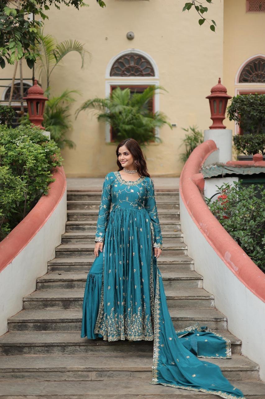 PREMIUM READYMADE TOP SHARA DUPPATA SERIES 9193 8