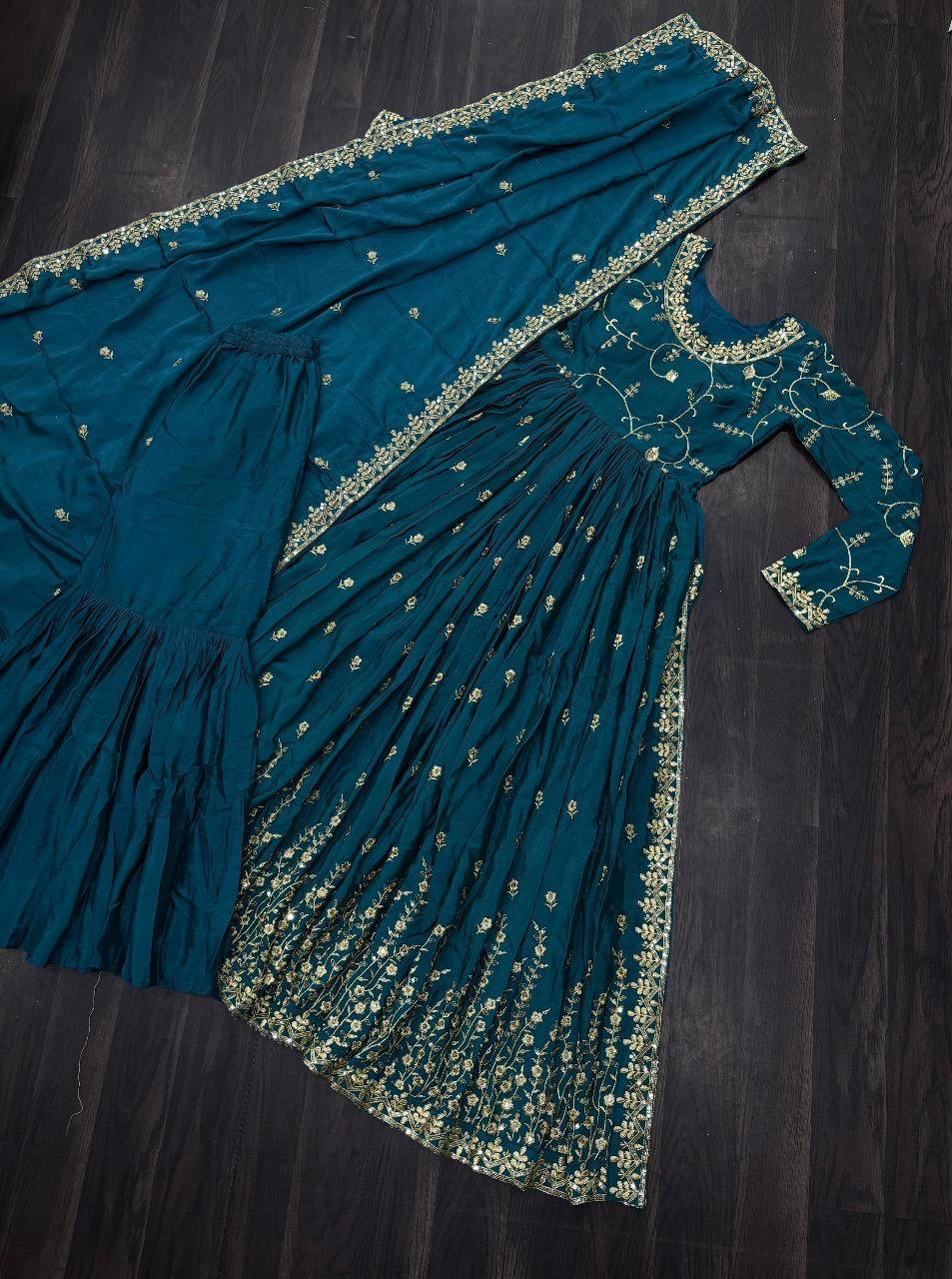 PREMIUM READYMADE TOP SHARA DUPPATA SERIES 9193 7