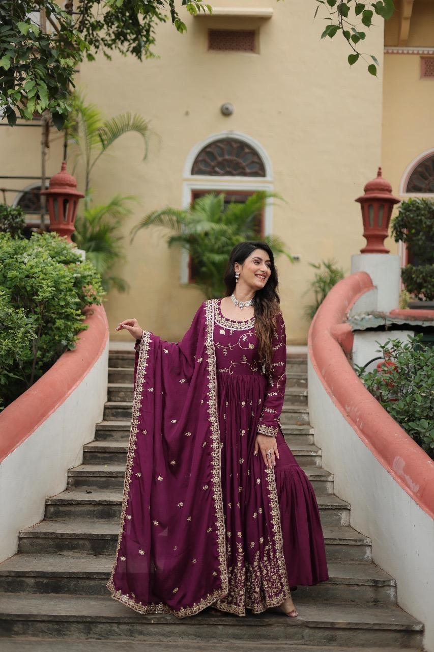 PREMIUM READYMADE TOP SHARA DUPPATA SERIES 9193 1
