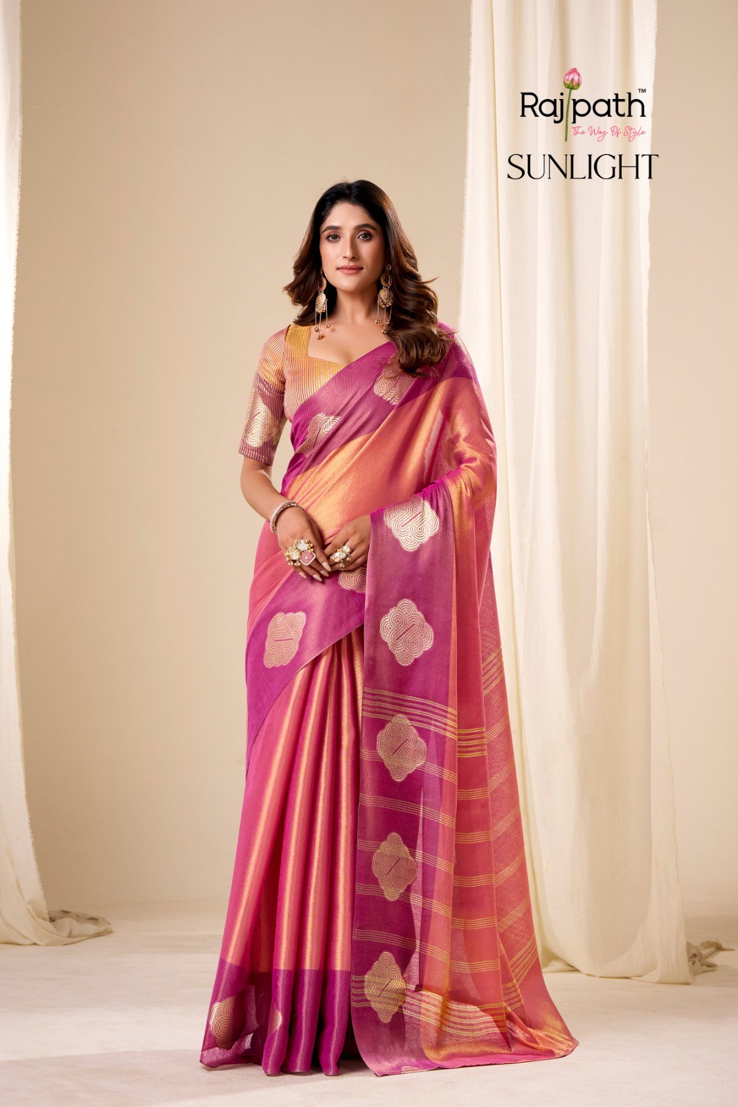 RAJPATH HANDLOOM TISSUE SOFT SILK SUNLIGHT SERIES 658-663 4