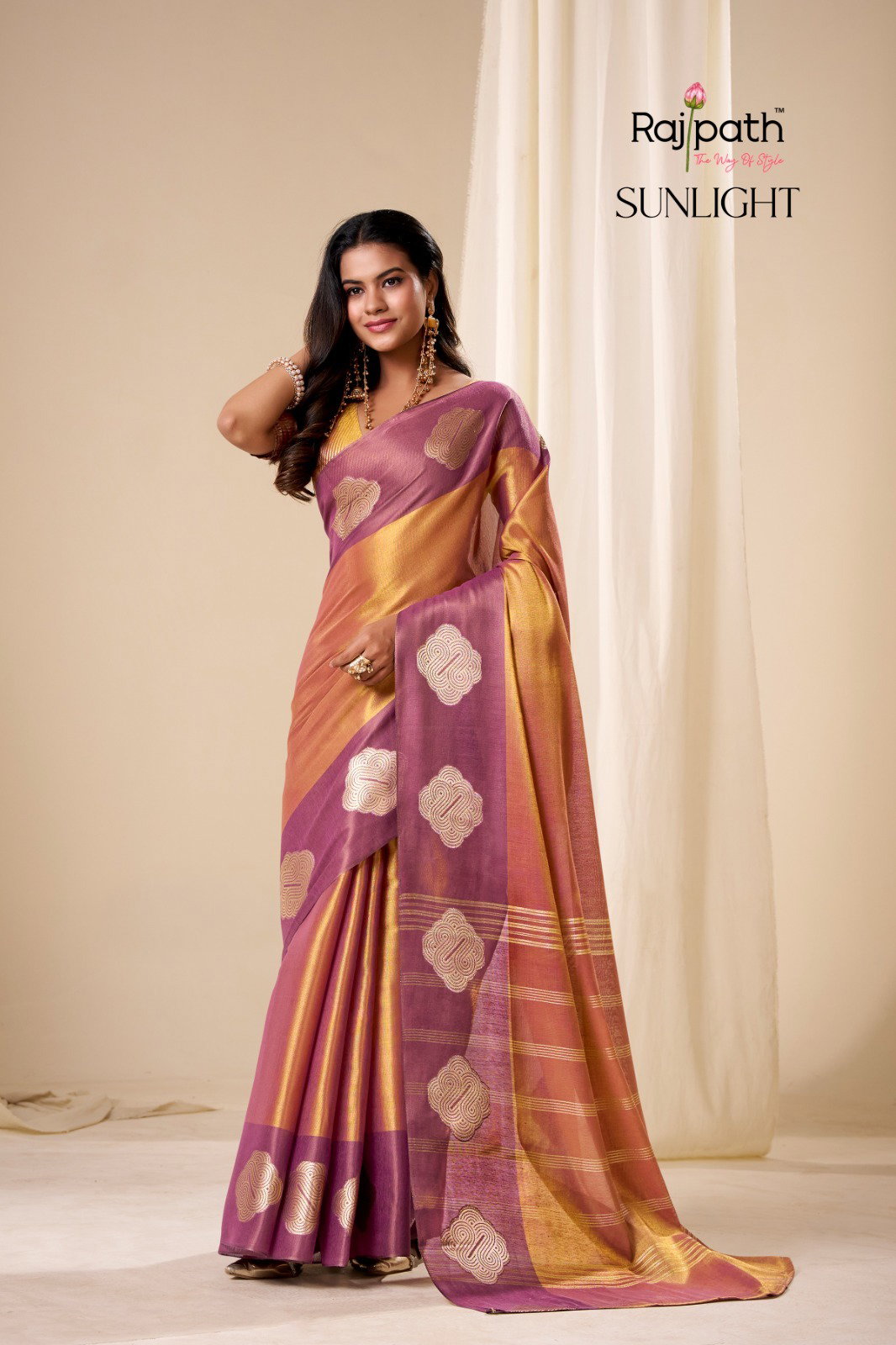 RAJPATH HANDLOOM TISSUE SOFT SILK SUNLIGHT SERIES 658-663 12