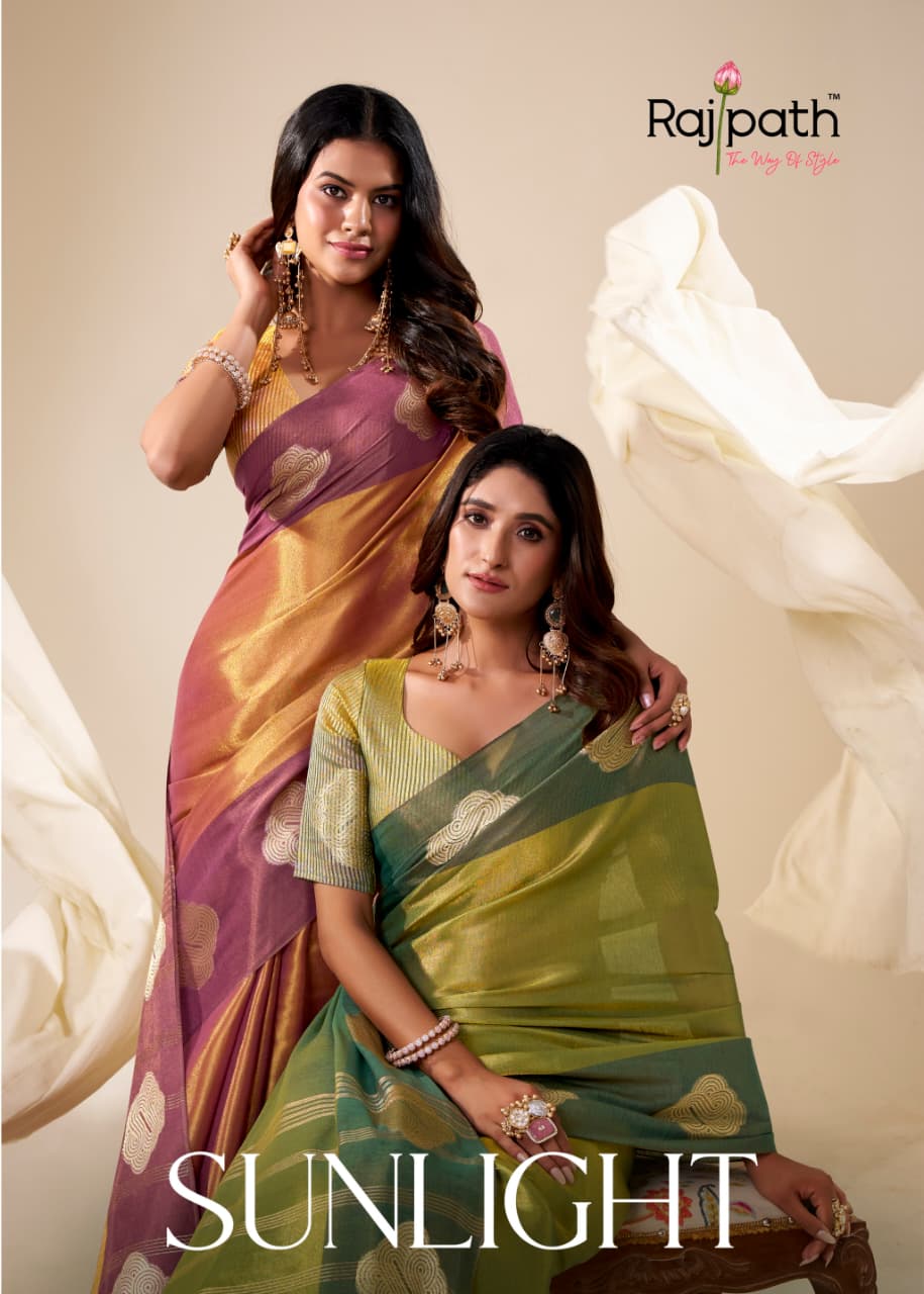 RAJPATH HANDLOOM TISSUE SOFT SILK SUNLIGHT SERIES 658-663 1