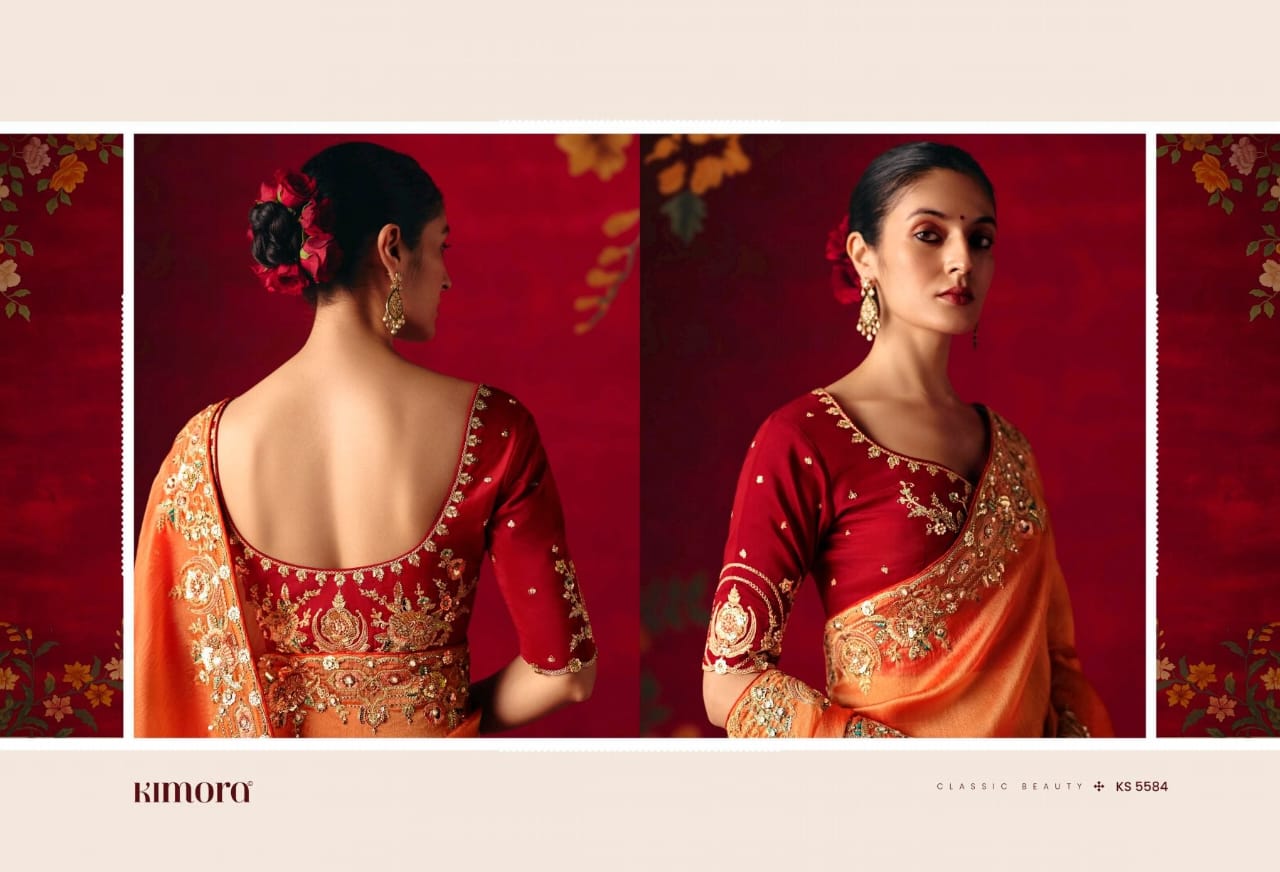 Kimora Nari pure silk saree series 5581-5591 2