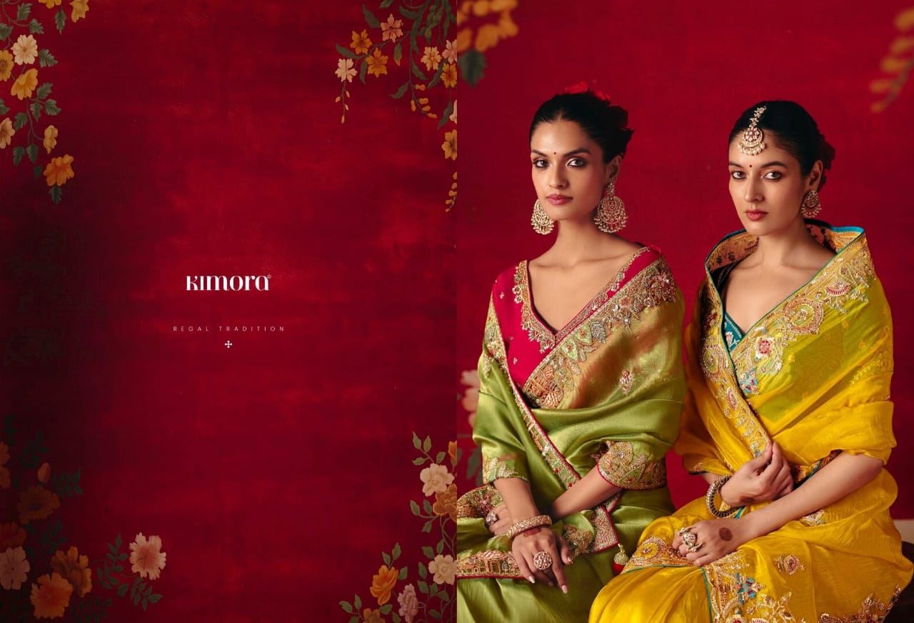 Kimora Nari pure silk saree series 5581-5591 6