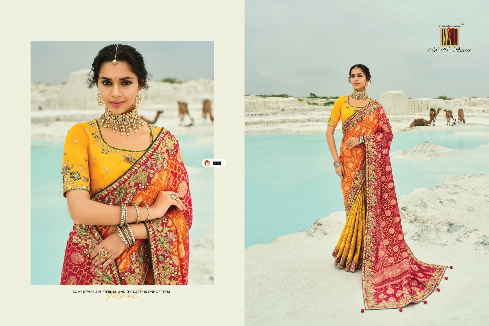 MN SHAHI POSHAK VOL 4 SERIES 8001 -8013 BRIDAL SAREE 2