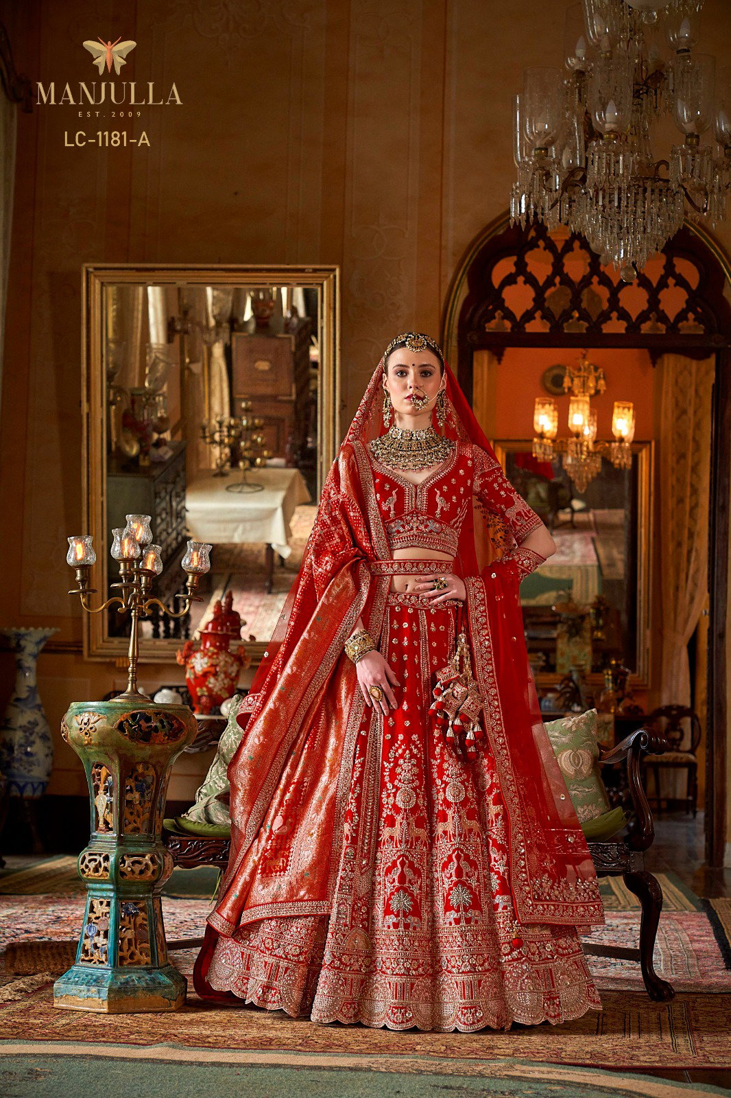 MANJULA PRESNET DULHAN VOL 01 SERIES 1141 BRIDAL LEHENGA CHOLI 20