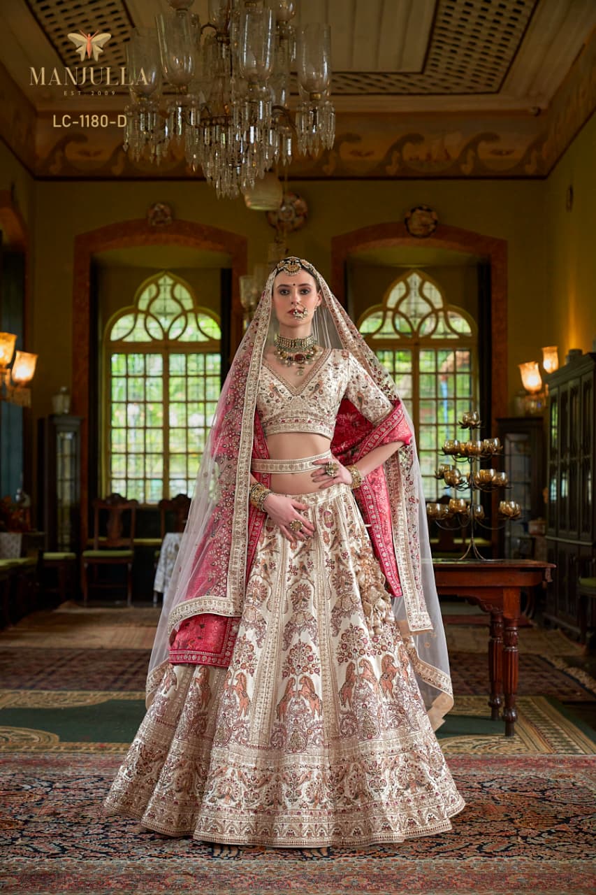 MANJULA PRESNET DULHAN VOL 01 SERIES 1141 BRIDAL LEHENGA CHOLI 3
